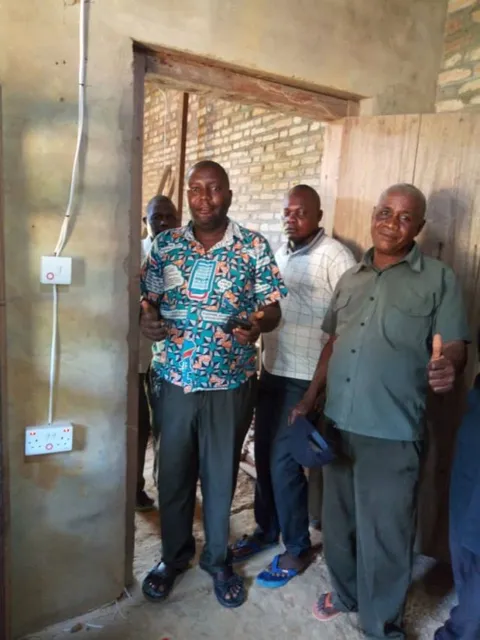 Chambre de batteries de notre bureau à Bafwasende